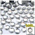 Rhinestones, Flatback, Round, 10mm, 5,000-pc, Clear