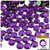 Rhinestones, Flatback, Round, 10mm, 5,000-pc, Purple (Amethyst)