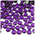 Rhinestones, Flatback, Round, 10mm, 5,000-pc, Purple (Amethyst)