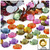 Rhinestones, Flatback, Round, 10mm, 5,000-pc, Pastel Assortment