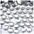 Rhinestones, Flatback, Round, 11mm, 144-pc, Clear