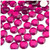 Rhinestones, Flatback, Round, 11mm, 144-pc,Fuchsia