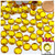 Rhinestones, Flatback, Round, 11mm, 144-pc, Golden Yellow