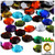 Rhinestones, Flatback, Round, 12mm, 144-pc, Jewel Tone Assortment