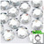 Rhinestones, Flatback, Round, 18mm, 1,000-pc, Clear