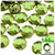 Rhinestones, Flatback, Round, 18mm, 144-pc, Peridot or Light Green