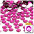 Rhinestones, Flatback, Rectangle, 9mm, 1,000-pc, Fuchsia