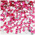 Rhinestones, Flatback, Sqaure, 6mm, 144-pc, Hot Pink