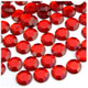 Rhinestones | Flatback | Round | 12mm | 144-pc | Ruby Red | Crafts Outlet