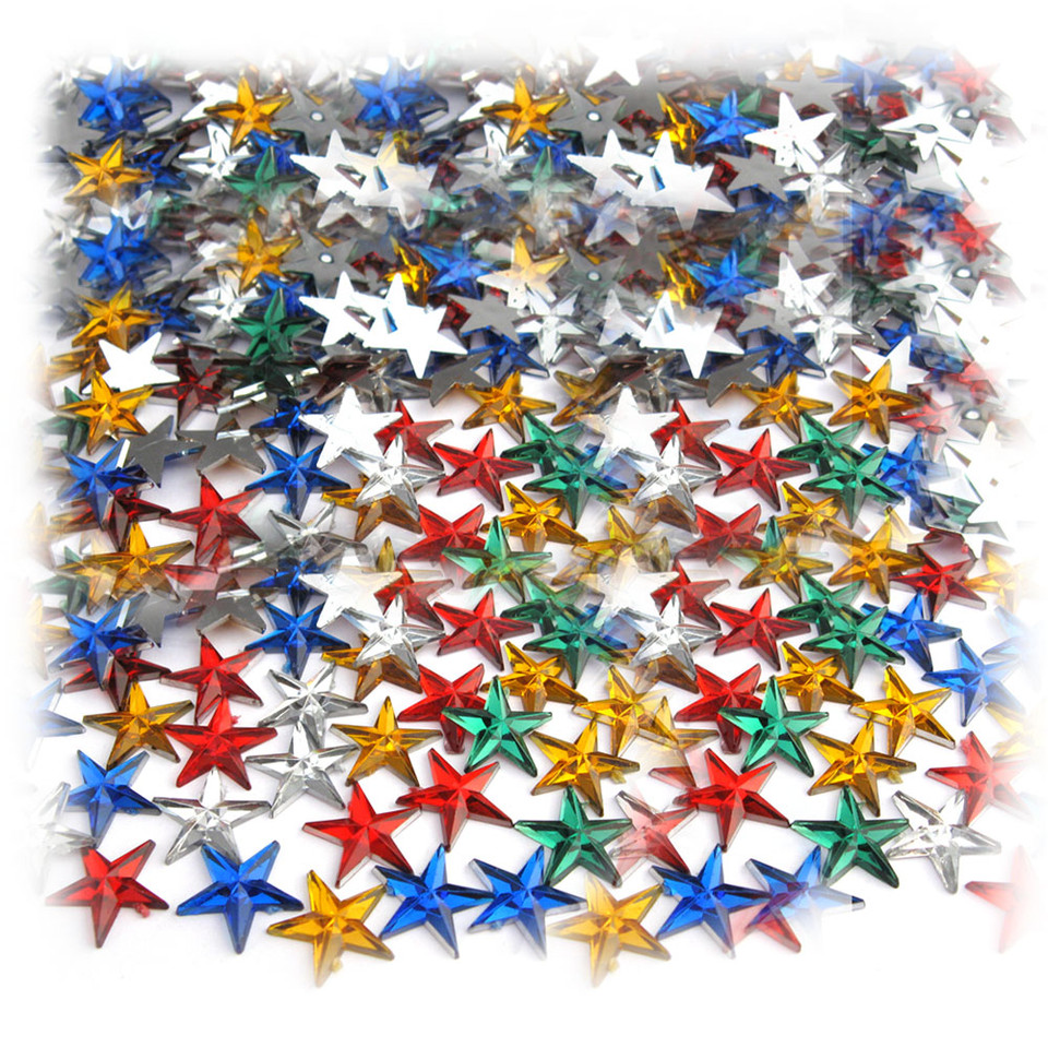 Rhinestones | Flatback | Star | 3mm | 10,000-pc | Mixed Colors | Crafts ...