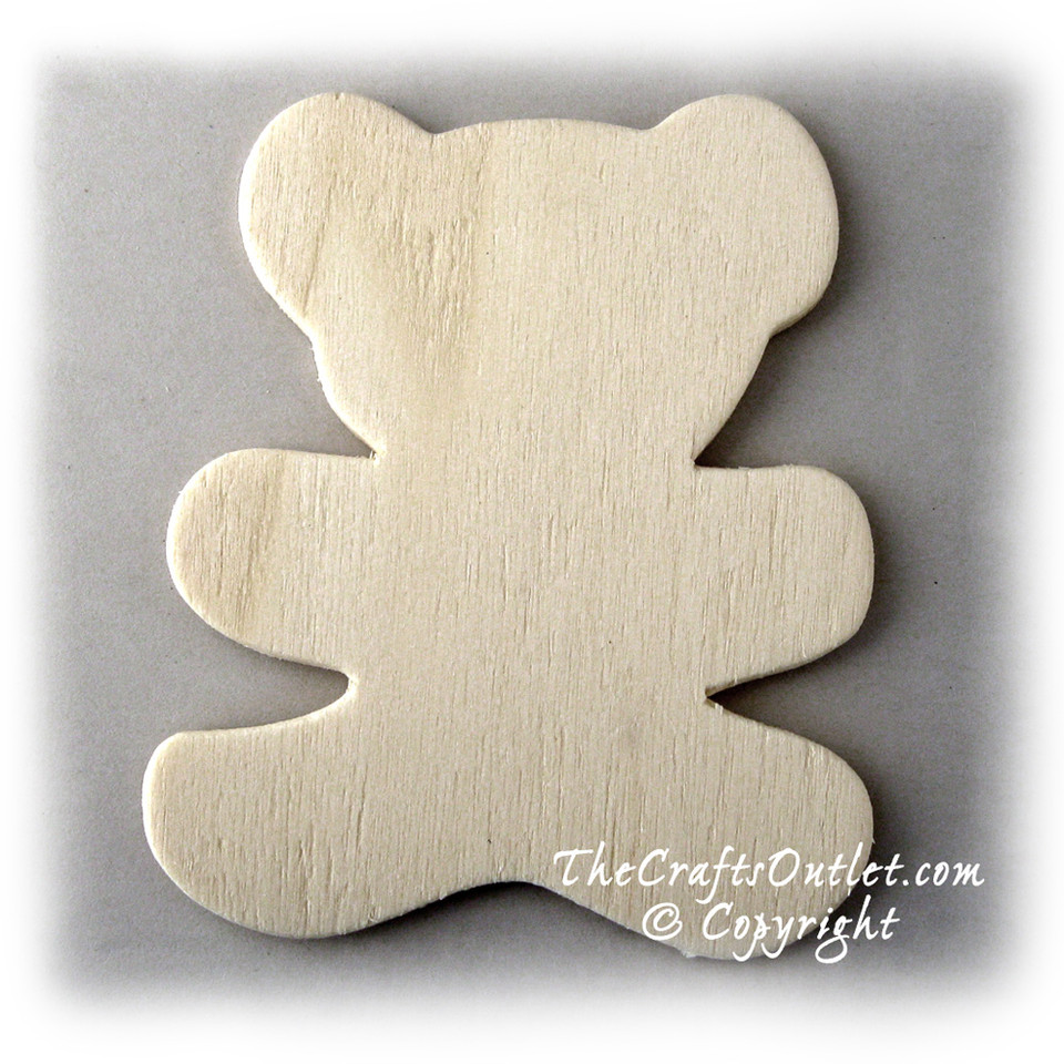 Unfinished Wood 3in 1/8in Thick Shape Tulip Shapes Crafts