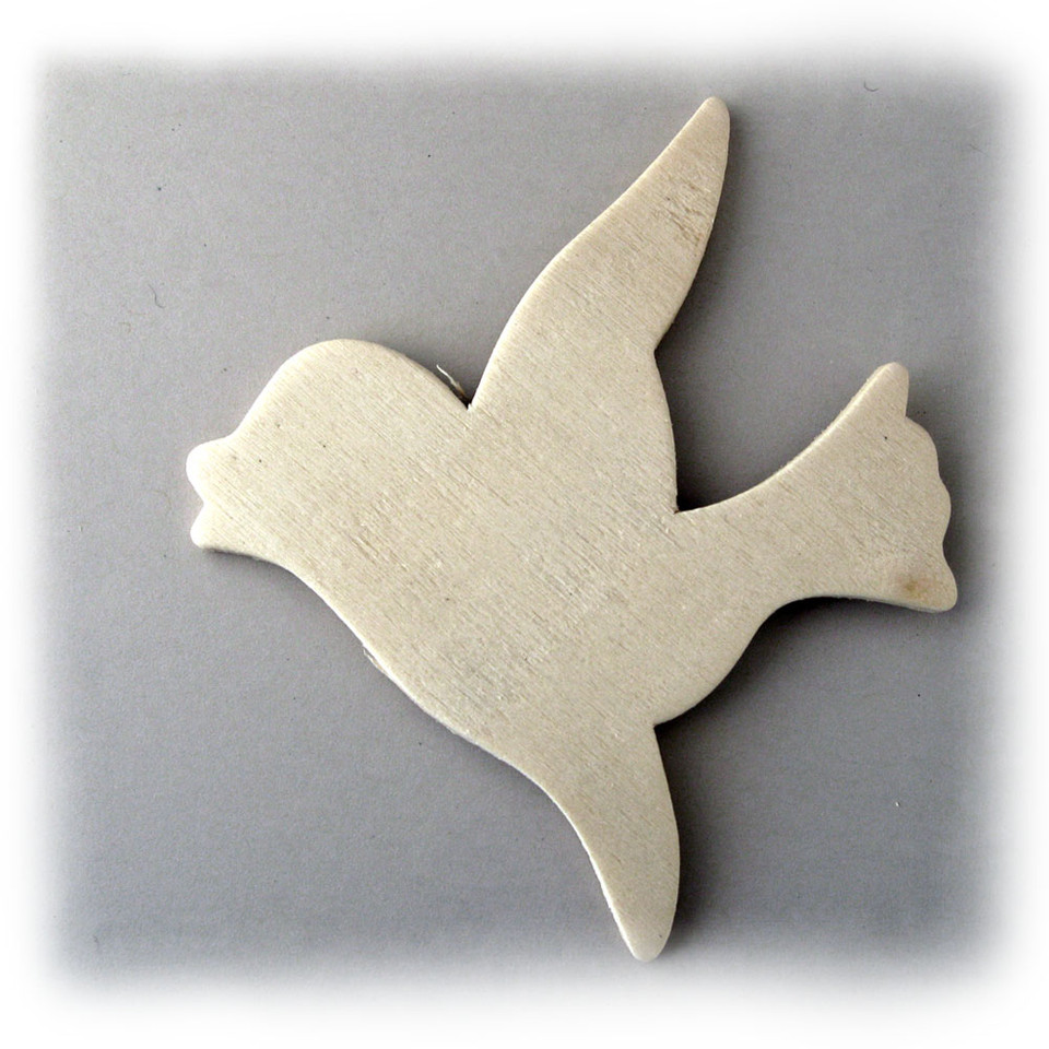 Unfinished Wood 3in 1/8in Thick Shape Bird Shapes Crafts Outlet
