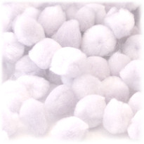 Acrylic Pom Pom, 38mm, 100-pc, White