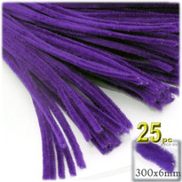 Stems, Polyester, 12-in, 25-pc, Purple