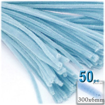 Stems, Polyester, 12-in, 50-pc, Light Blue