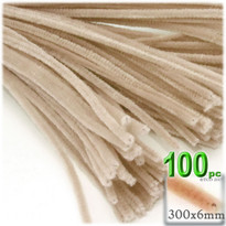 Stems, Polyester, 12-in, 100-pc, Tan