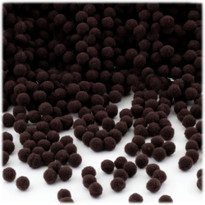 Acrylic Pom Pom, 5mm, 100-pc, Dark Brown