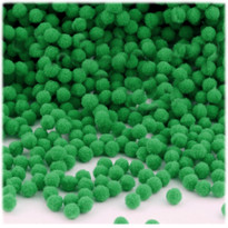 Acrylic Pom Pom, 5mm, 5,000-pc, Light Green