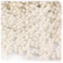 Acrylic Pom Pom, 5mm, 5,000-pc, Cream