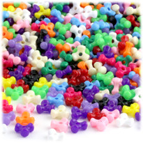 Tribeads, Opaque, Tribead, 10mm, 100-pc, Multi Mix