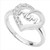 Sterling silver Cubic Zirconia Mum ring