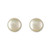 8mm sterling silver White freshwater pearl stud earrings