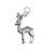Sterling silver stag Charm