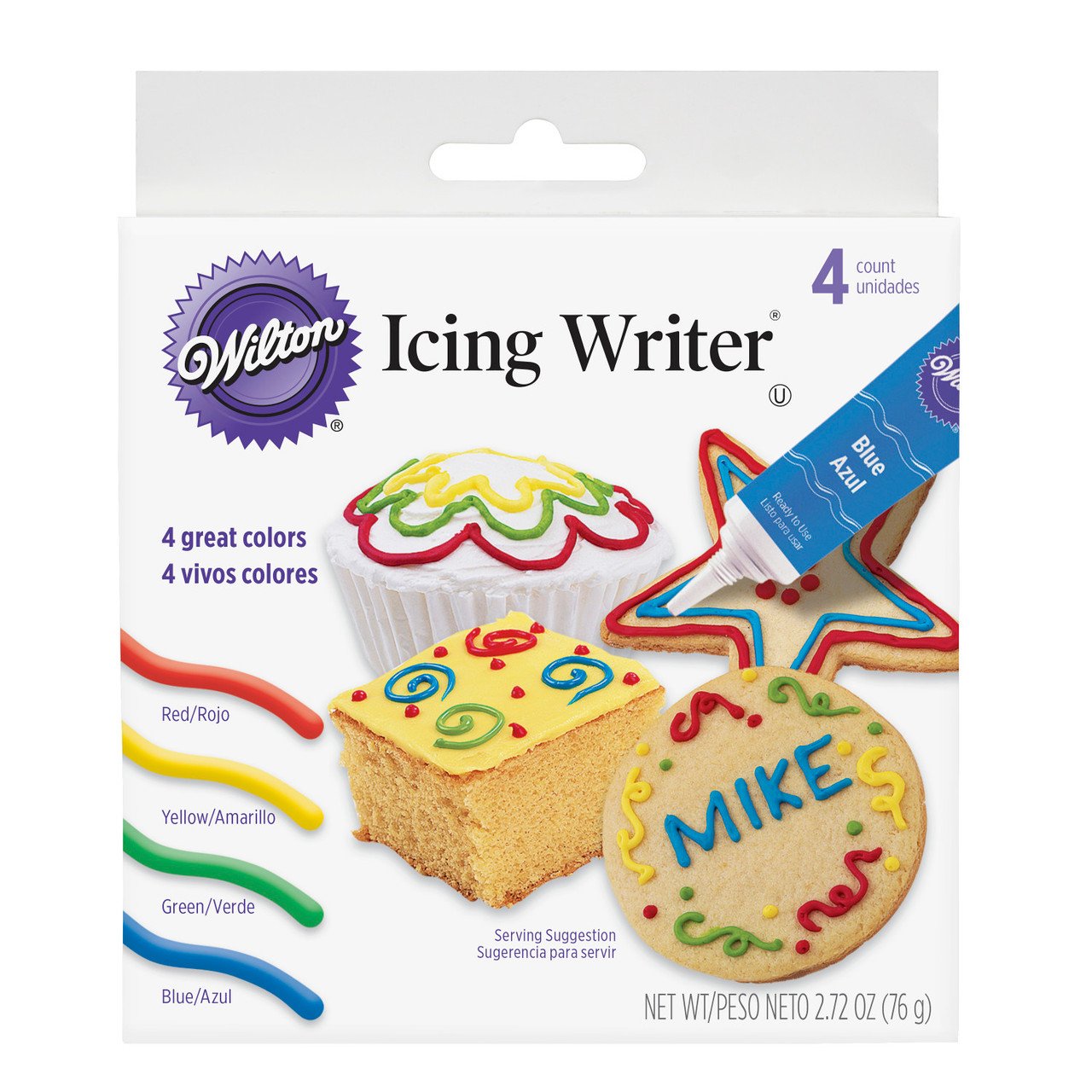 4-Pack Icing Writer Tubes Wilton