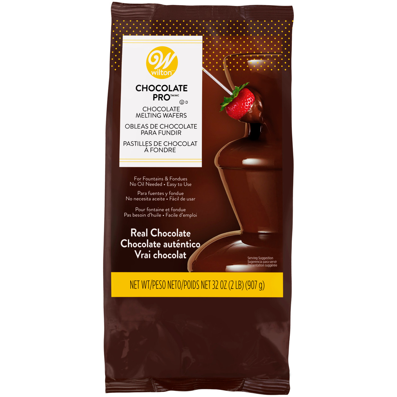 Chocolate Pro Fountain Fondue Chocolate - Chocolate for Fountain, 32 oz.  (2lbs)