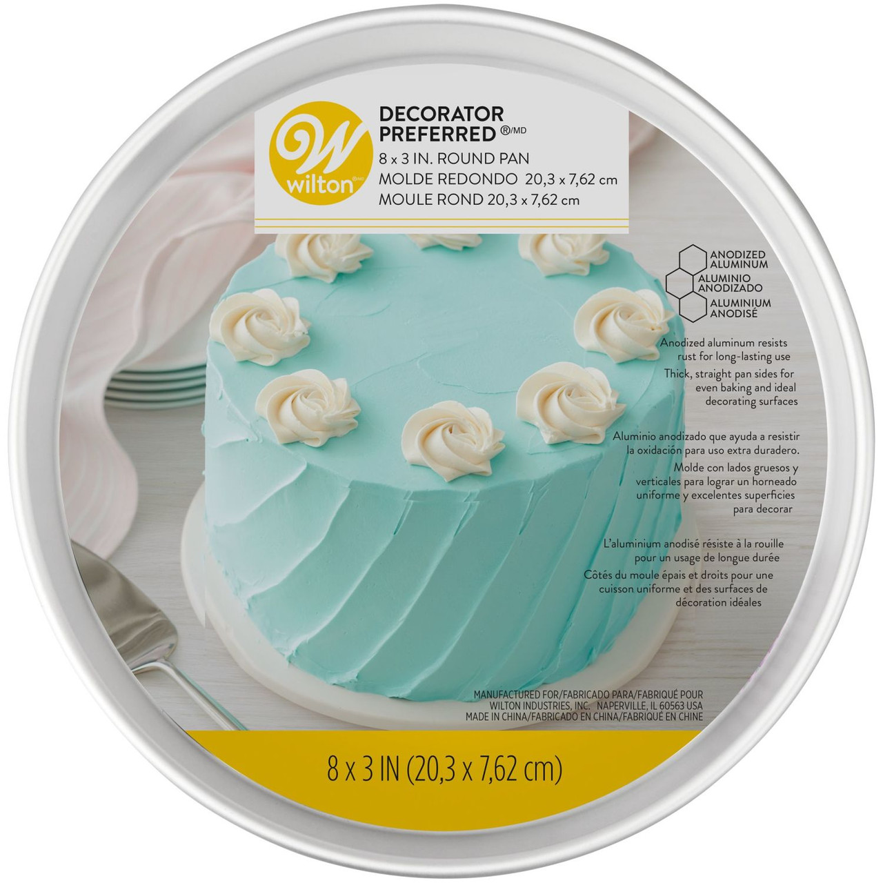Professional Series Aluminium Rectangle Cake Tin 3″ Deep – The