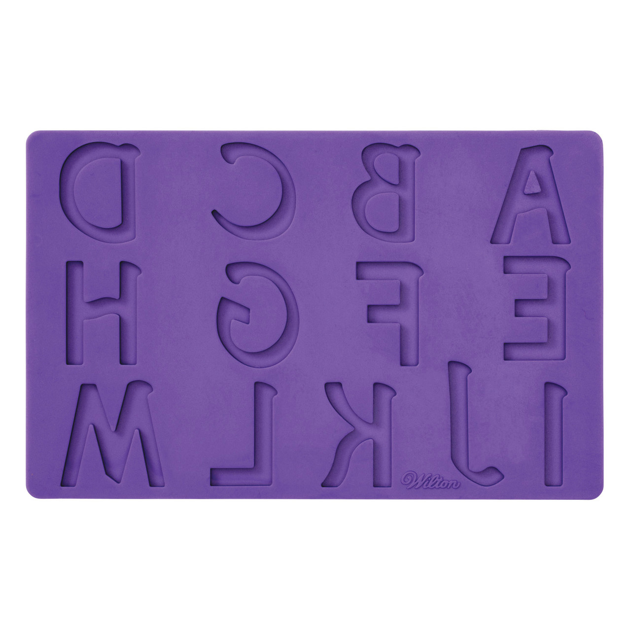Letter Shaped Ice Molds (Block Font)