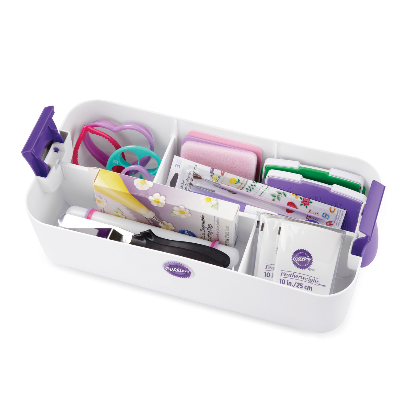  Wilton Tool Caddies, Assorted, White and Purple: Icing Tip  Case: Home & Kitchen