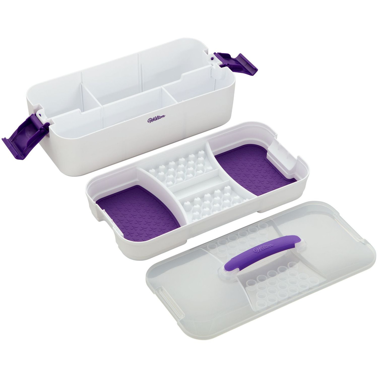 Decorator Preferred Tool Caddy -white & Purple - Wilton