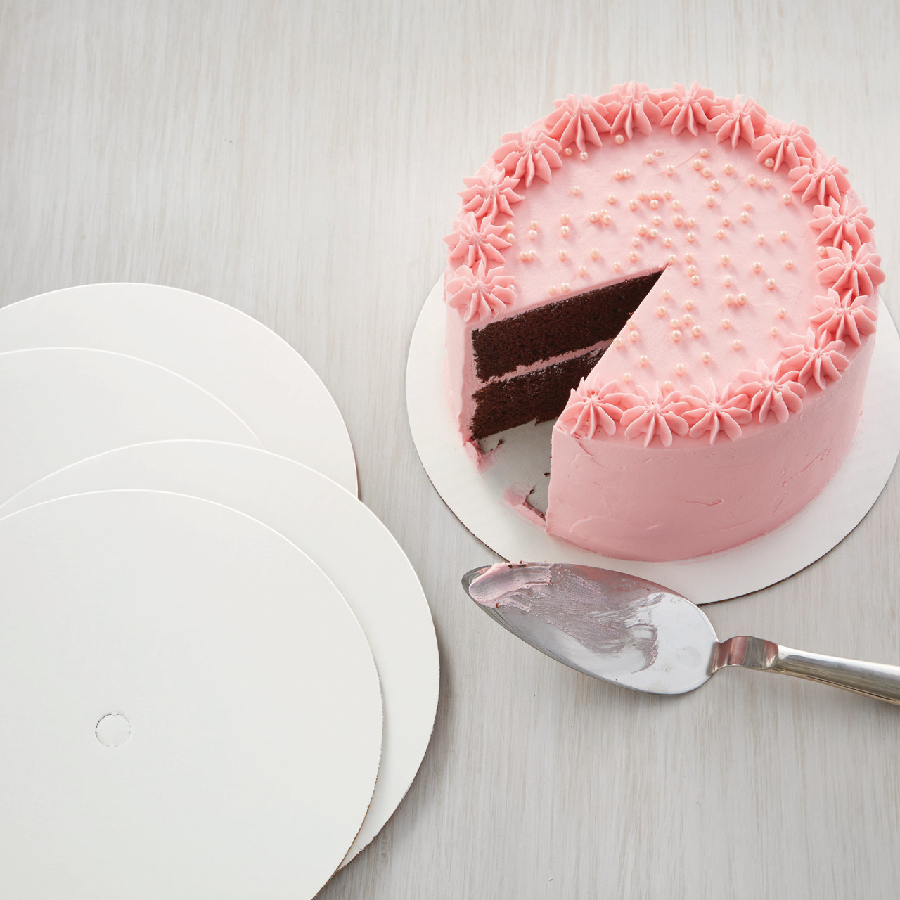 BUY BAKING AND CAKE DECORATIONS ONLINE. ROUND CAKE BOARD 6 INCH