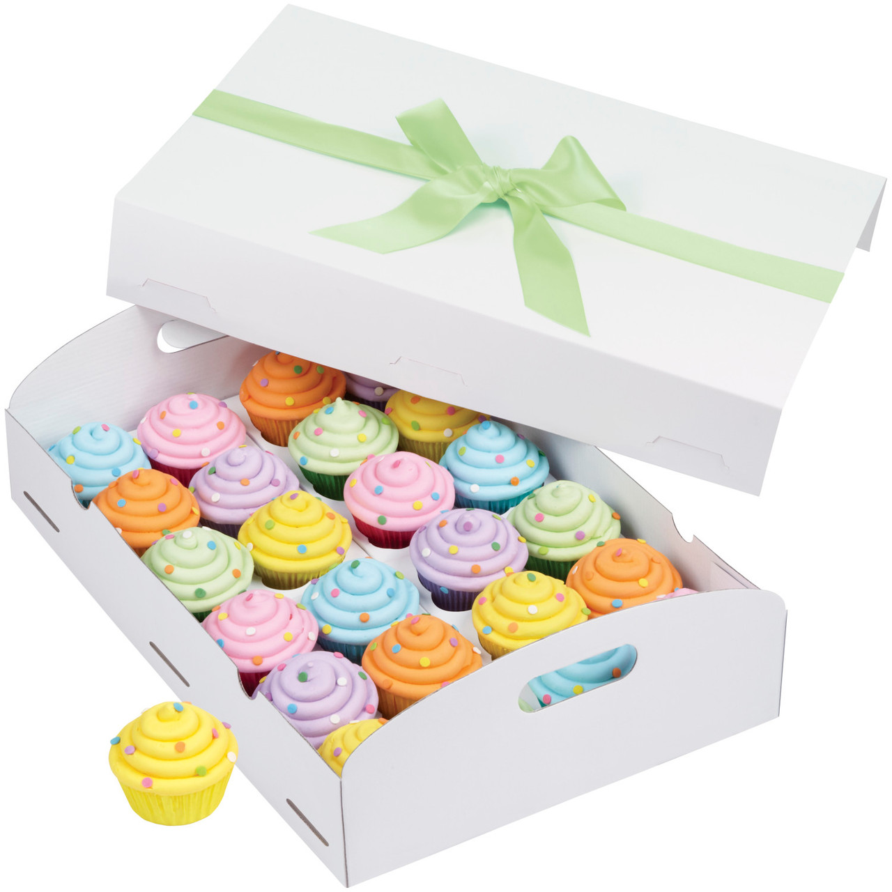 White Cupcake Carrier Box, 24 Cupcake Capacity - Wilton