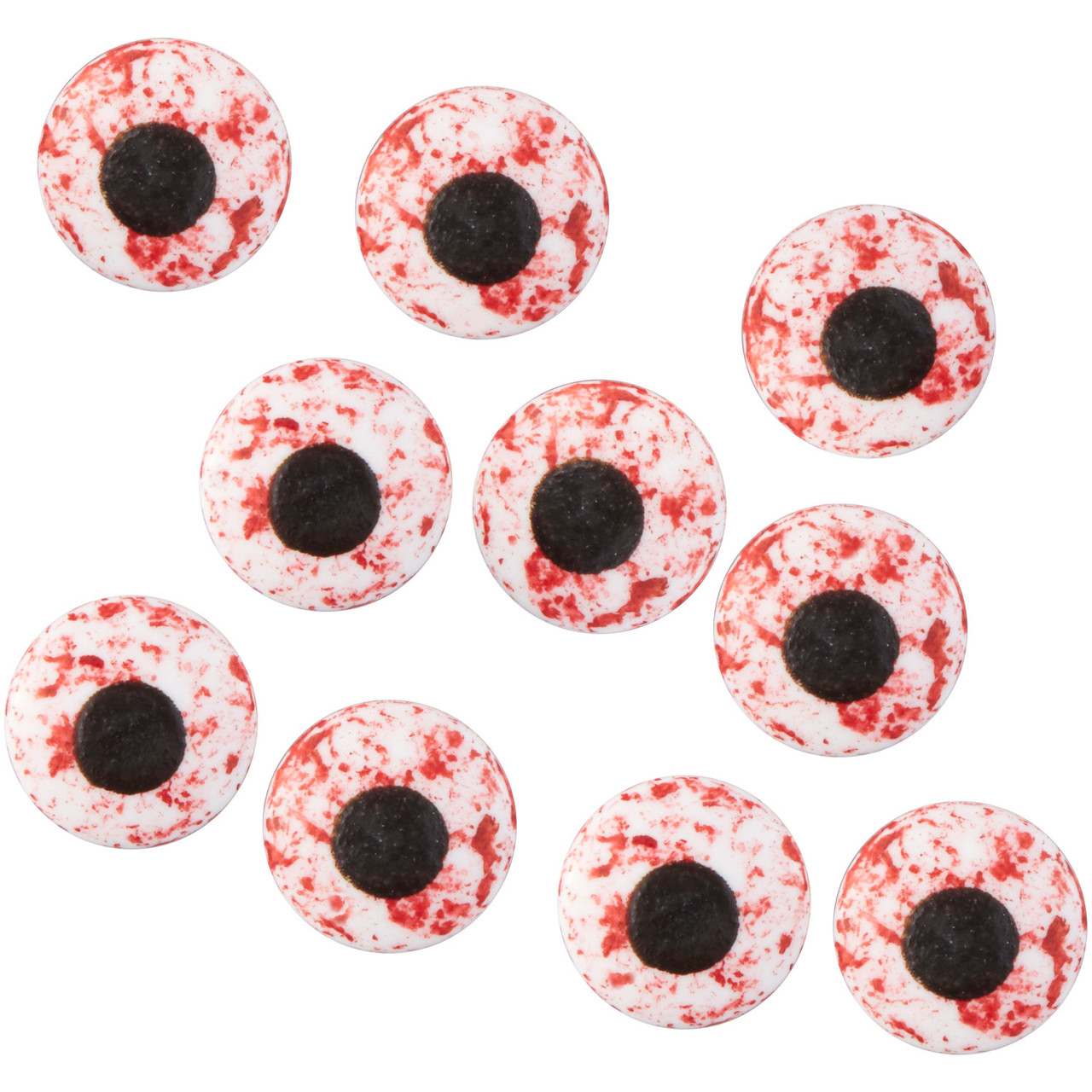 Large Edible Black and White Candy Eyeball Sprinkles, 1 oz. - Wilton