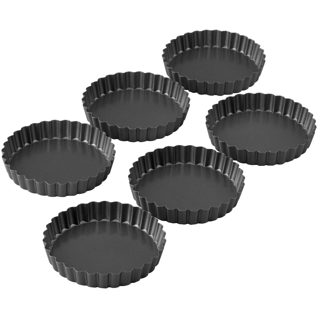 Silicone tart pan 22cm SMART BLACK