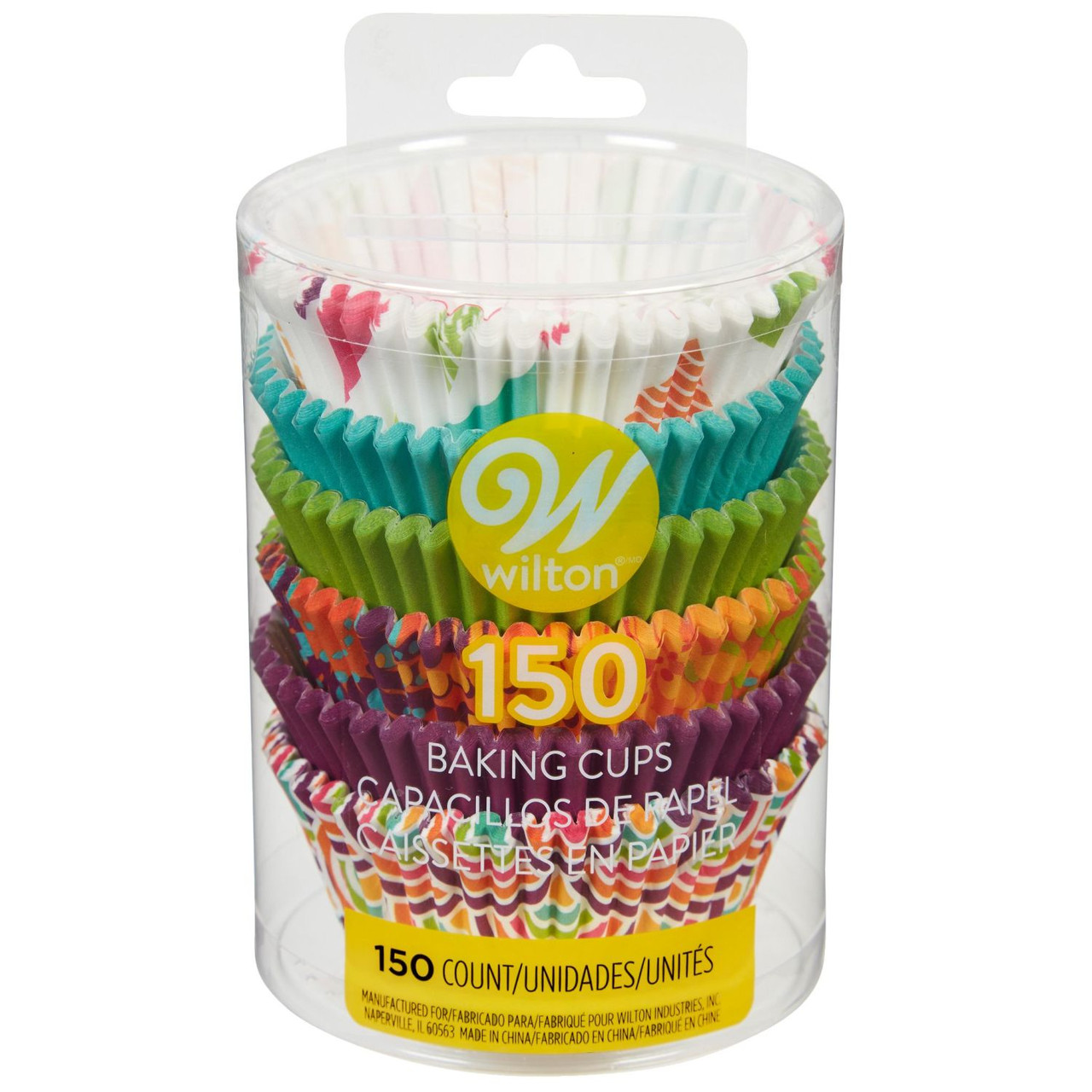 Assorted Colors and Patterns Cupcake Liners, 150-Count - Wilton