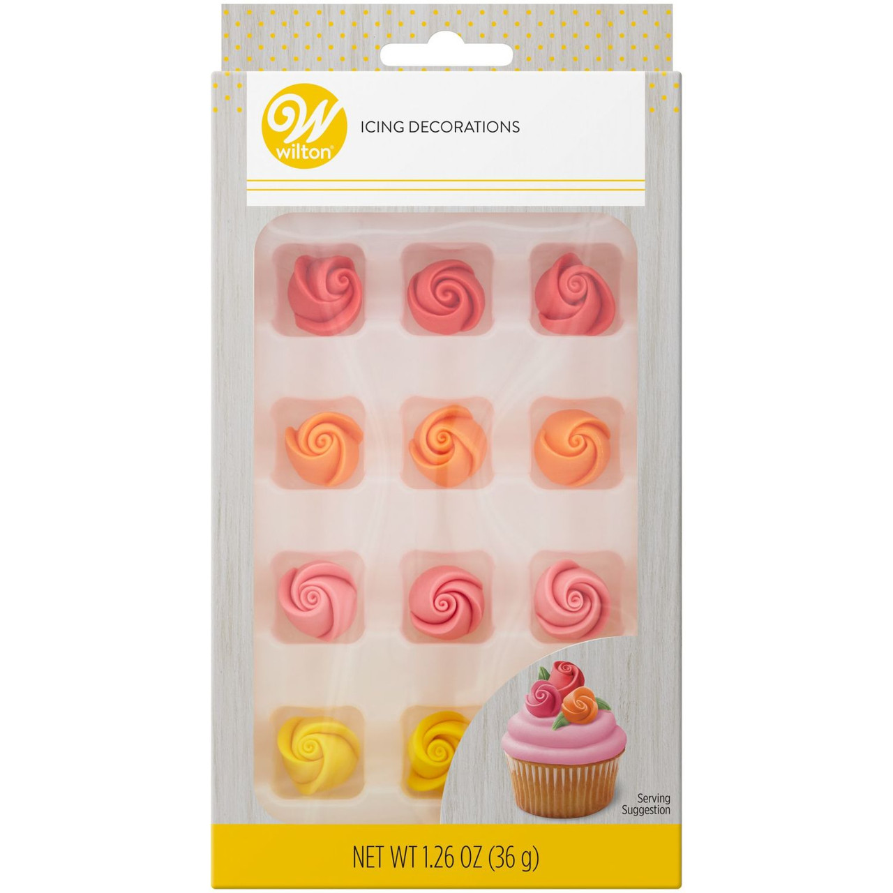 Wilton Yellow Blossom Baking Cups, 12-Count 