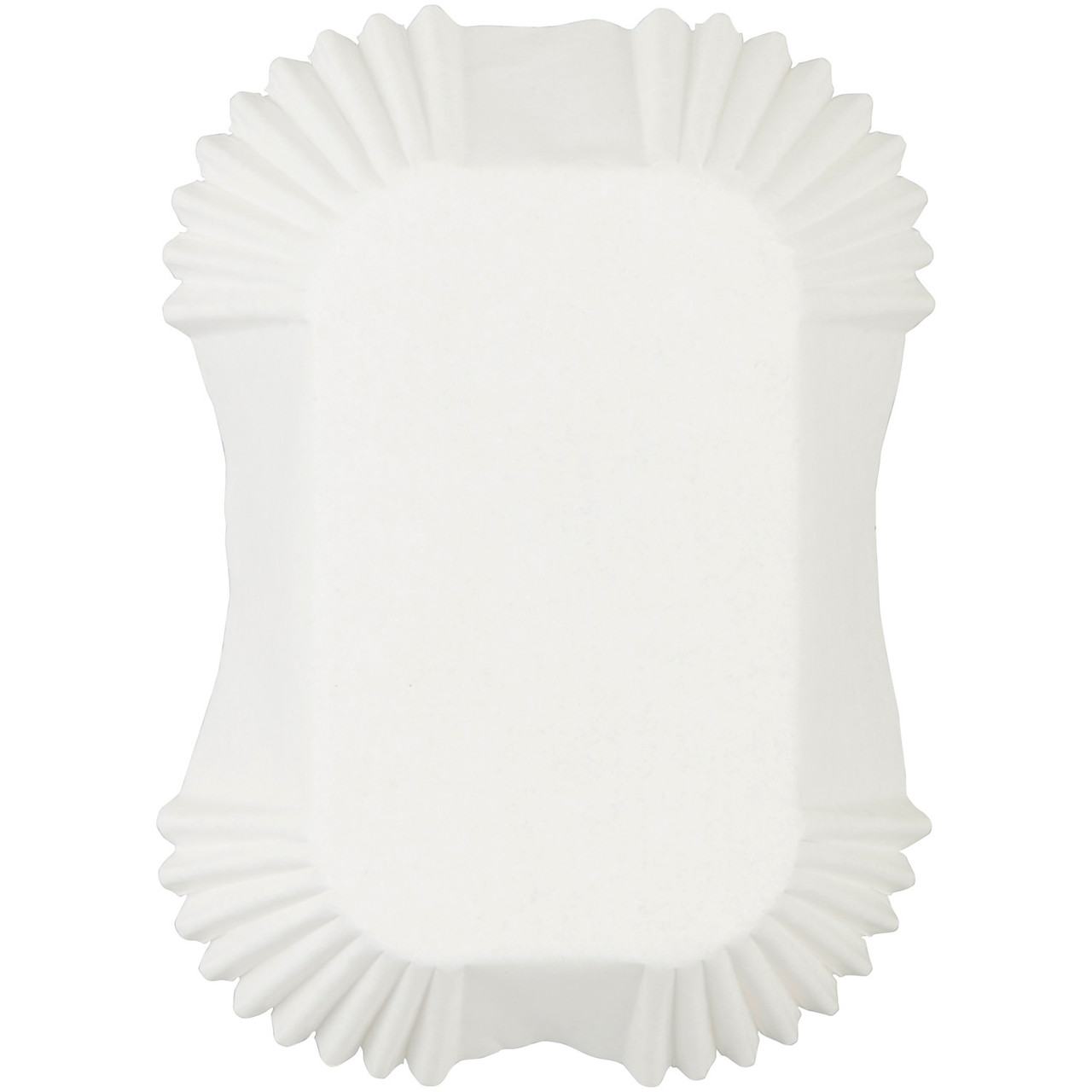 Wilton Petite Loaf Cups 50/Pkg-White 1.25X3.25