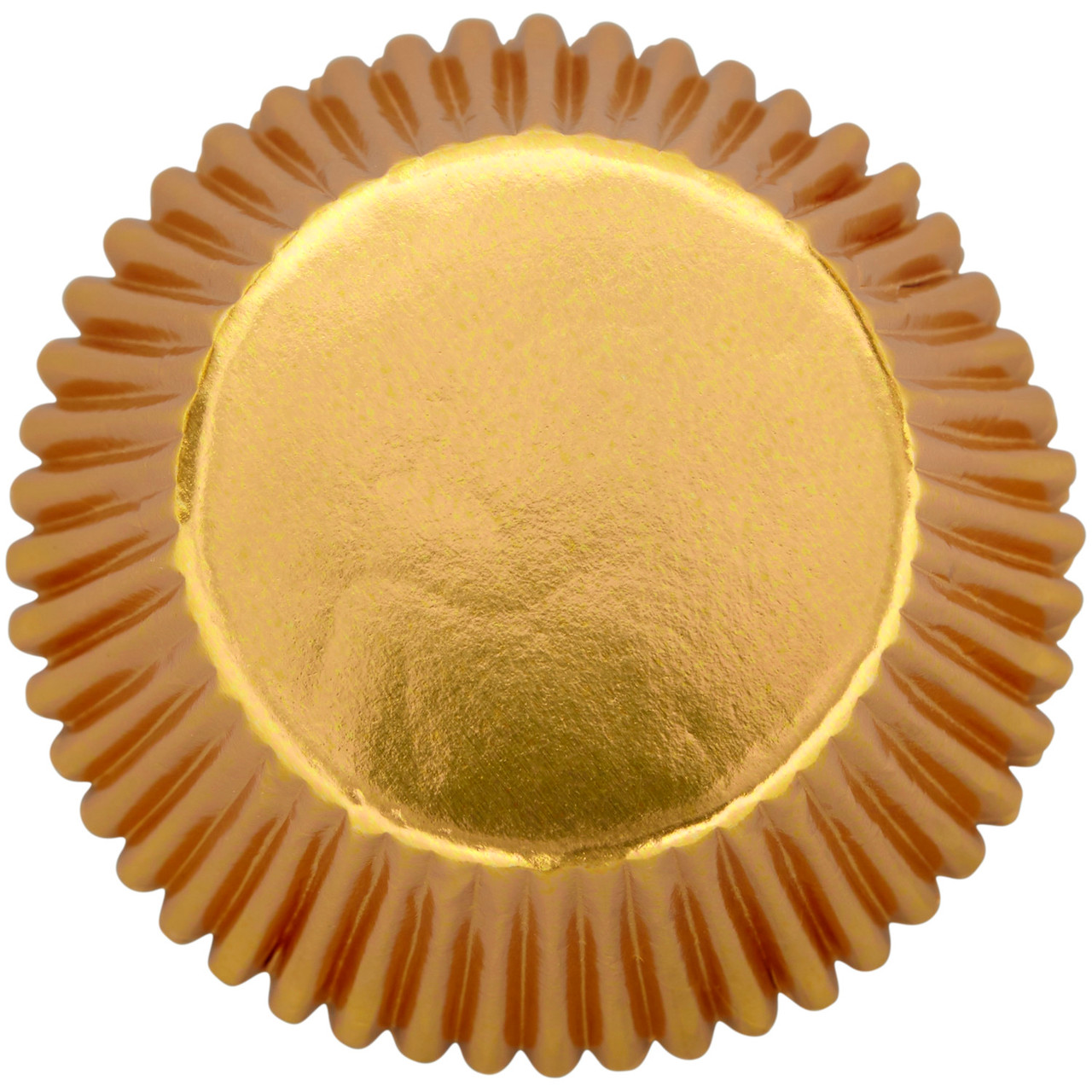 25pcs Gold Foil Cupcake Liners, Muffin Paper Baking Cups, High