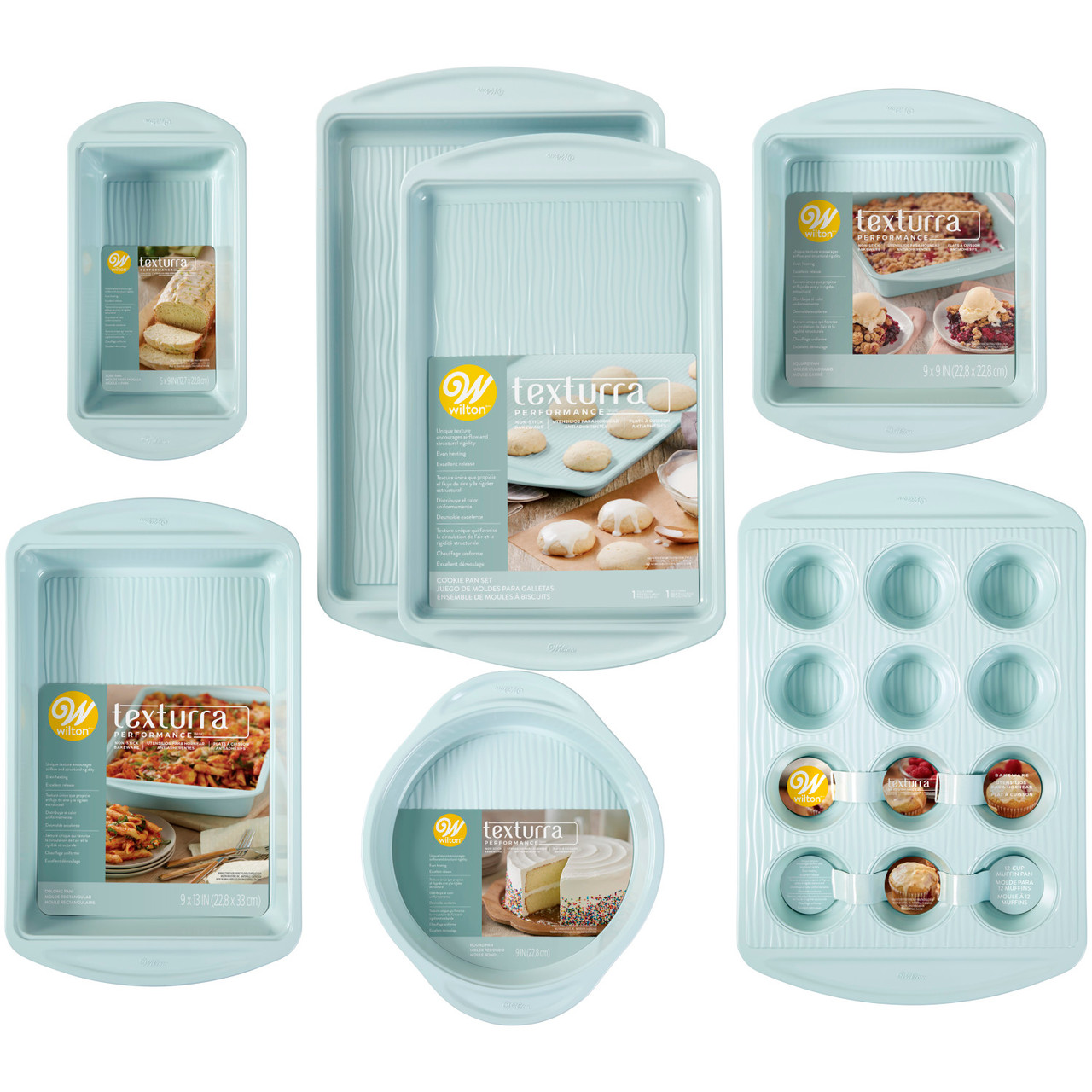 Wilton Texturra Performance Non-Stick Bakeware Set 7-Piece