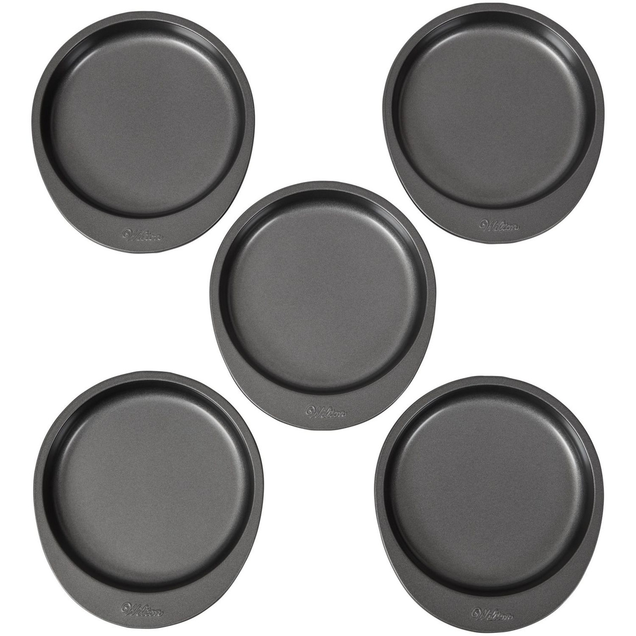 Wilton Bake it Simply Non-Stick Round 6-inch Cake Pan Set, 2-Count