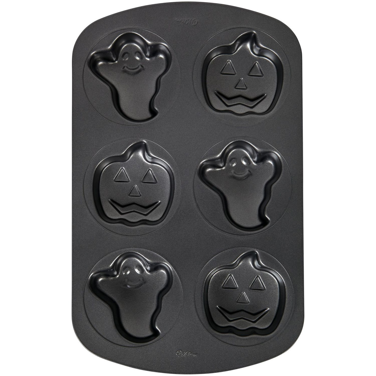 Wilton Silicone Bite-Size Pumpkin Treat Mold, 12-Cavity 