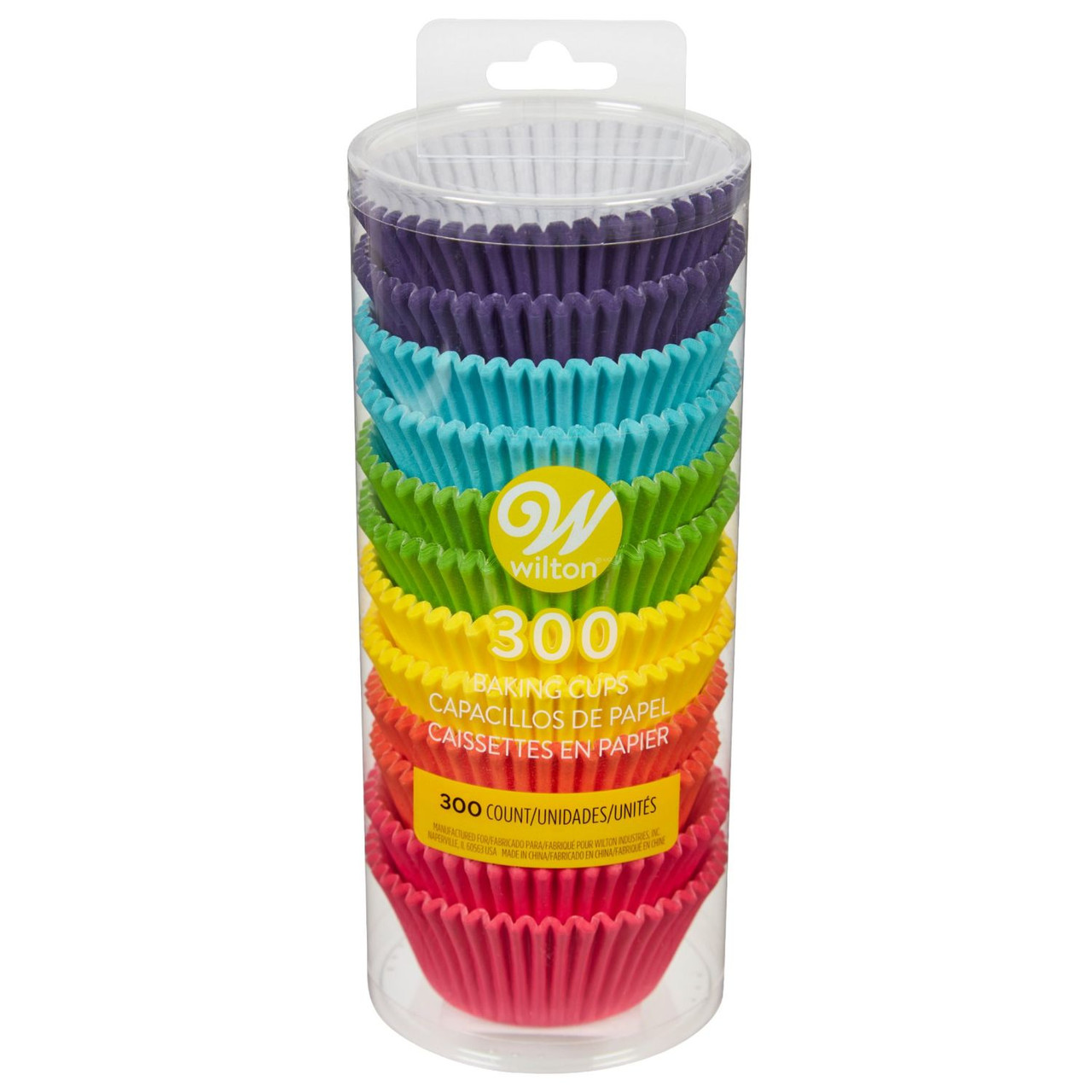 Gifbera Rainbow Bright Standard Cupcake Liners / Baking Cups, 400