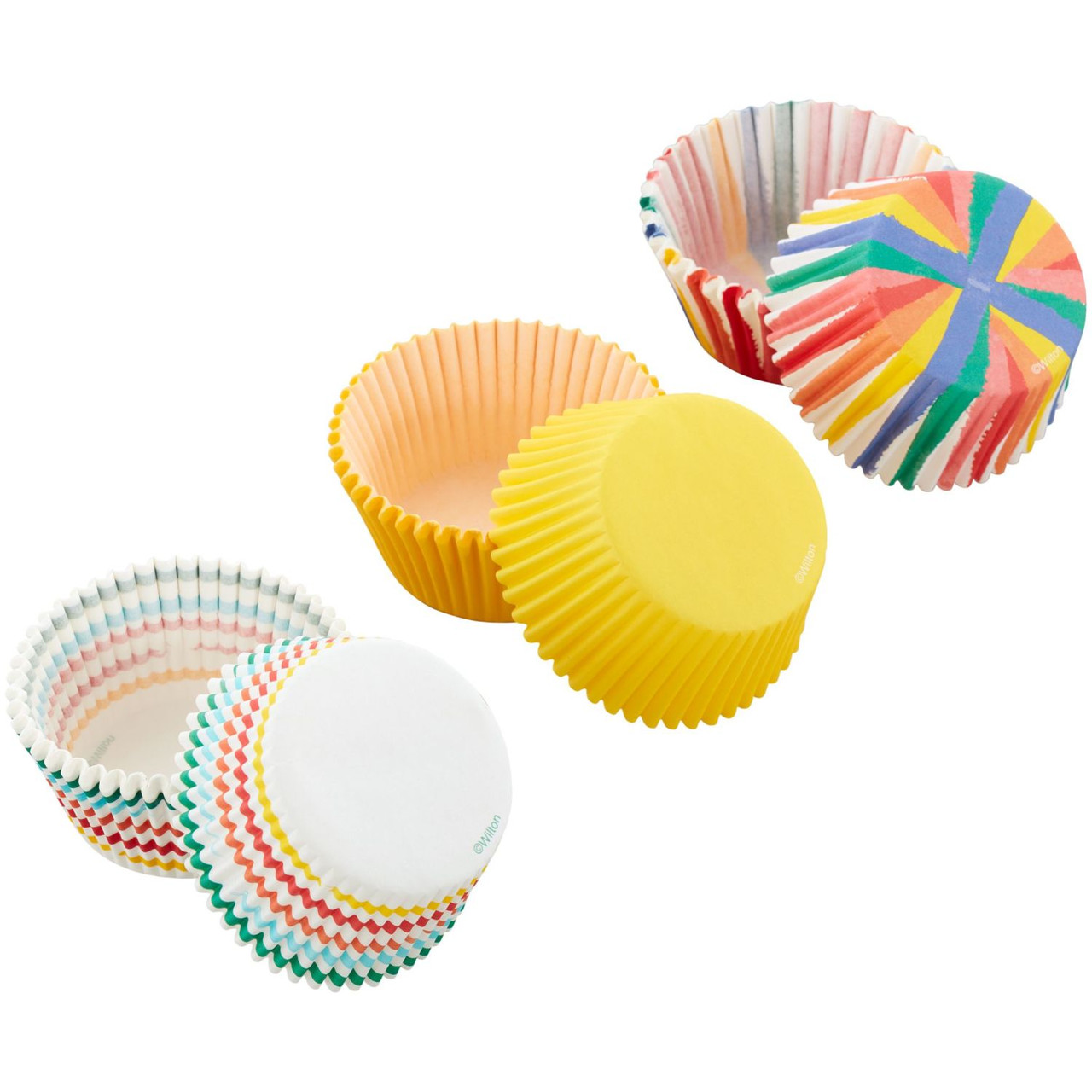 Great Value Watercolor Rainbow Cupcake Liners, 75 Count