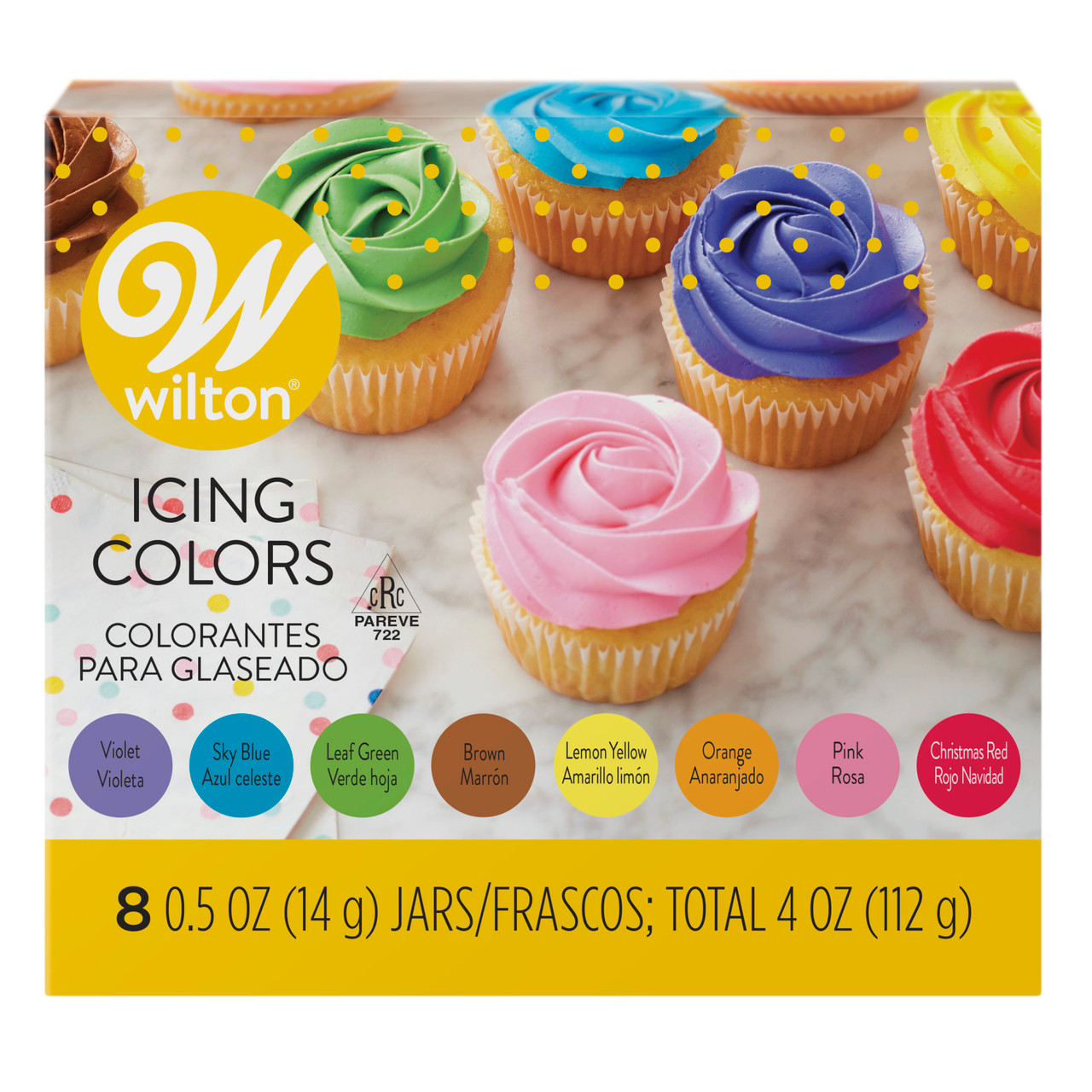 Wilton Primary Colors Gel Food Coloring Set