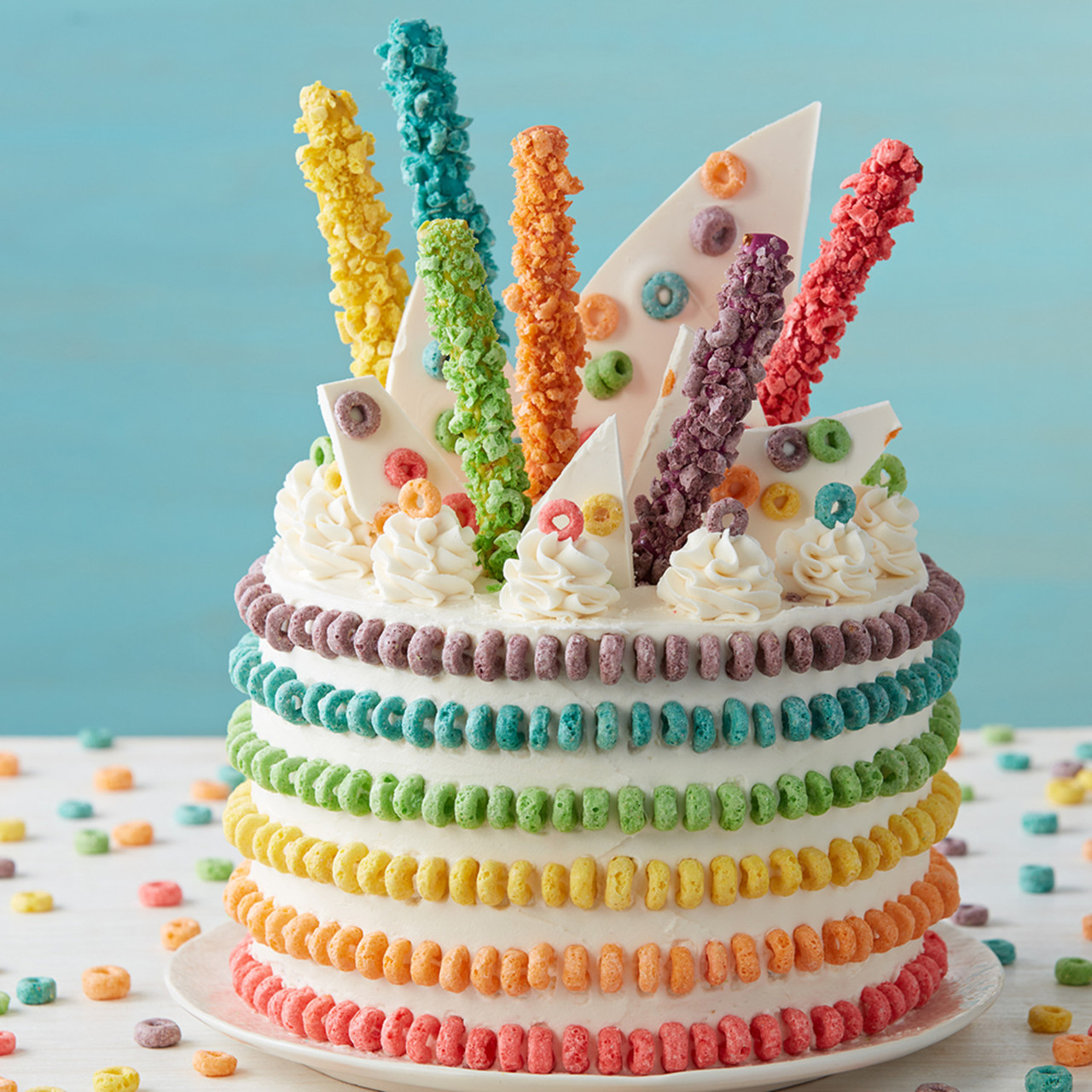 froot loops cereal cake | foodgawker