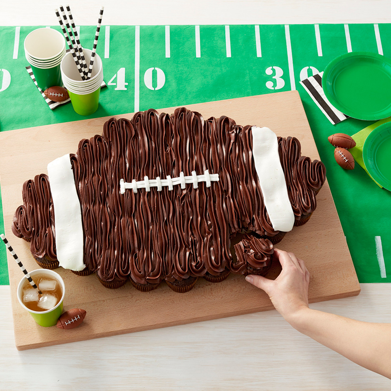 Pull-Apart Football Cake - Wilton