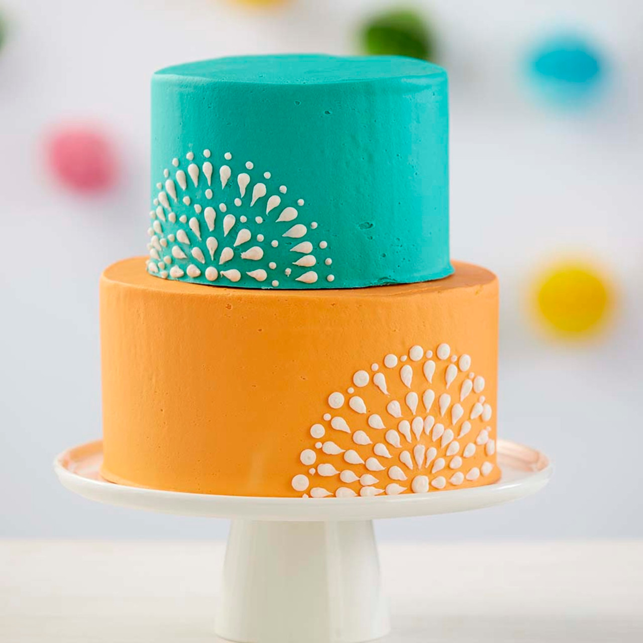 25Th Anniversary 2 Layer Cake | bakehoney.com